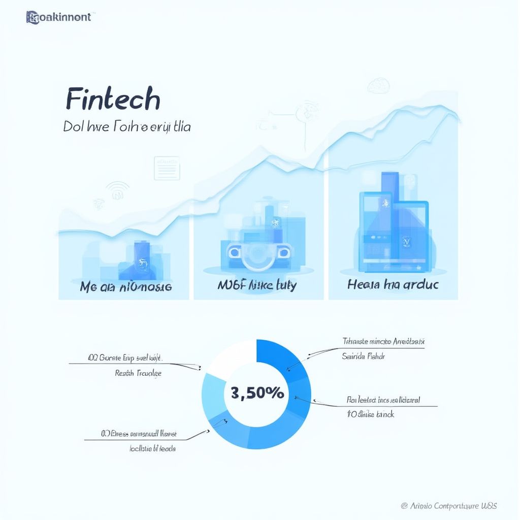 Gráfico de crecimiento del sector FinTech en Argentina